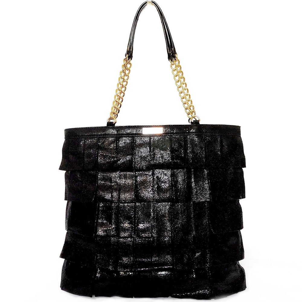LIKE NEW! KATE SPADE SHIMMERY "PRETTY PLISSE" TOTE